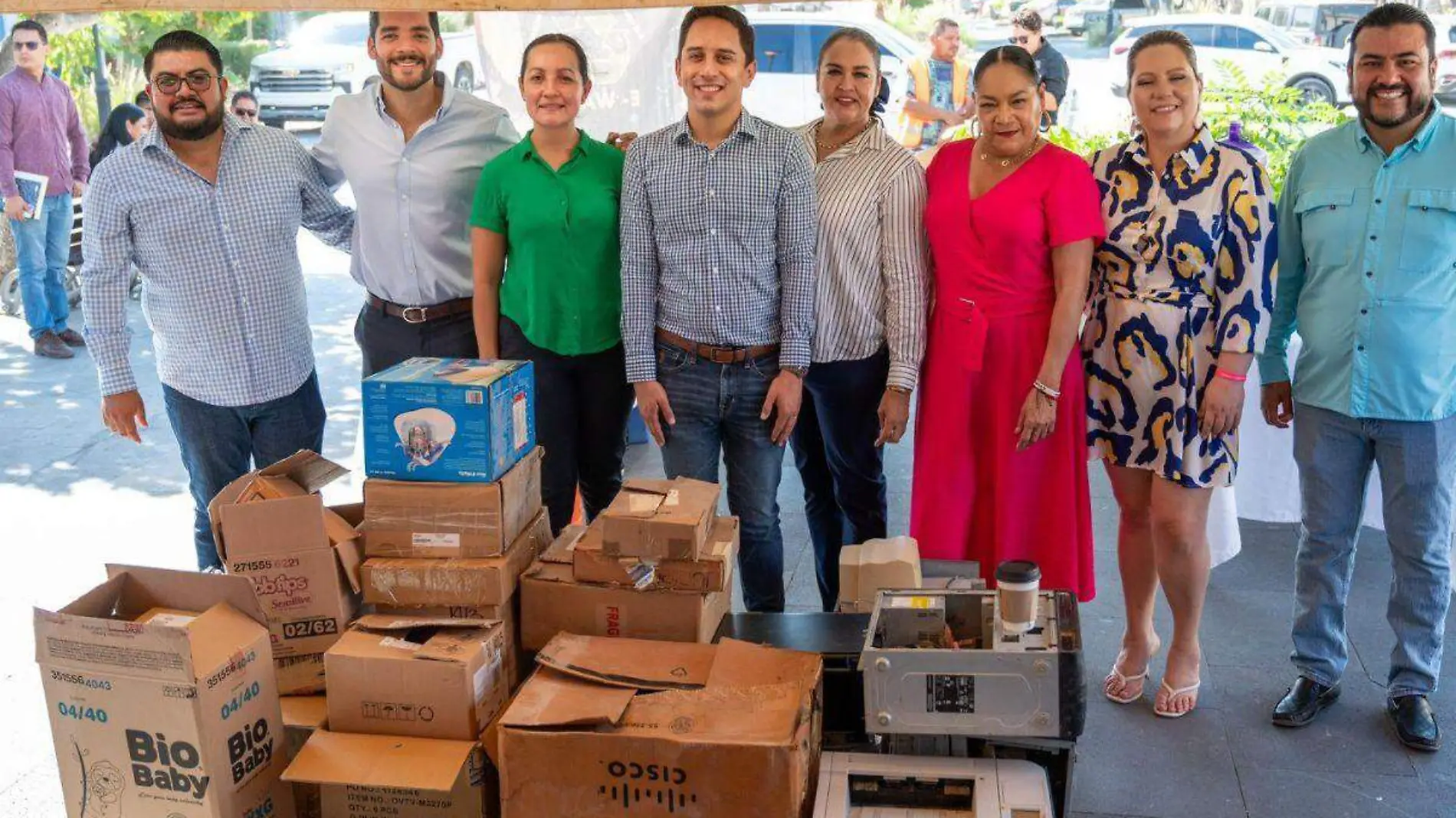 recolectan dispositivos electronicos fuera de servicio en los cabos